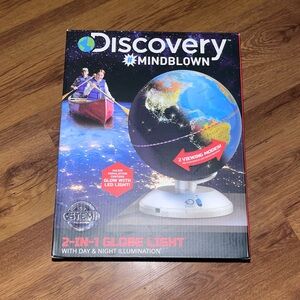 Discovery Mindblown 2-in-1 Globe Light - Blue/White